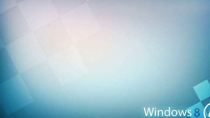 Windows 8 And Blue Background